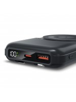 KÜÇÜKLER 10.000 MAH SİYAH MAGSAFE  ve  WIRELESS POWERBANK