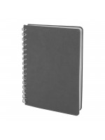 BATIKENT GRİ SPİRALLİ TARİHSİZ DEFTER (15X21 CM)
