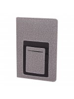 MEŞRUTİYET GRİ TARİHSİZ DEFTER (15X21 CM)