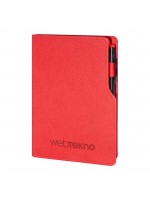 BAHÇELİEVLER KIRMIZI TARİHSİZ DEFTER (14,5X21 CM)