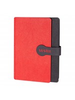 SARAY KIRMIZI TARİHSİZ DEFTER (15X21 CM)