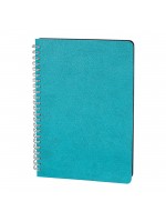 AKYURT TURKUAZ SPİRALLİ TARİHSİZ DEFTER (13X21 CM)