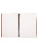 BASINEVLERİ KRAFT SPİRALLİ TARİHSİZ DEFTER (15X21 CM)