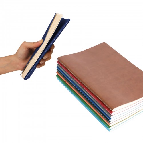 SIHHİYE TURKUAZ TERZİ DİKİŞLİ DEFTER (13X21 CM)