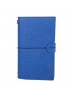 KUĞULU LACİVERT TARİHSİZ DEFTER (11,5X20 CM)