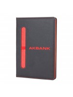 EYMİR KIRMIZI TARİHSİZ DEFTER (15x21 CM)