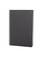 PLEVNE SİYAH KARELİ TARİHSİZ SPİRALLİ DEFTER (20x28 CM)