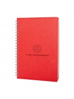 KOLEJ KIRMIZI SPİRALLİ HAFTALIK PLANLAYICI (20x28 CM)