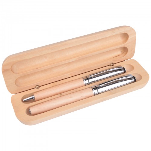 GEDİZ AHŞAP İKİLİ KALEM SETİ