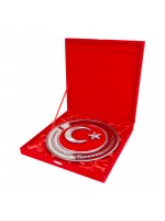 HİLAL YUVARLAK BAYRAK PLAKET