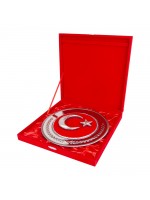 HİLAL YUVARLAK BAYRAK PLAKET