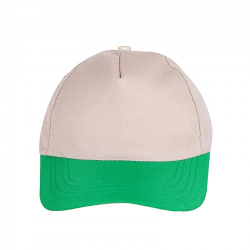 PAPATYA BEJ-YEŞİL POLYESTER ŞAPKA