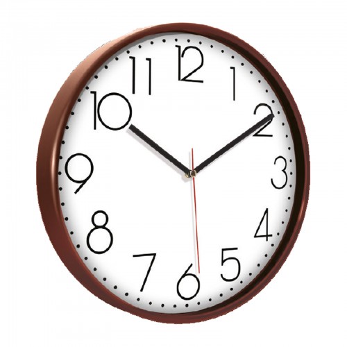 PAN164 AHŞAP PLASTİK ÇERÇEVE DUVAR SAATİ (380 MM)