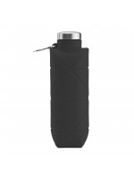 AYDENİZ SİYAH 700 ML KATLANABİLİR SİLİKON MATARA