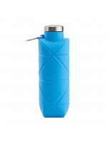 AYDENİZ MAVİ 700 ML KATLANABİLİR SİLİKON MATARA