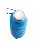 AYDENİZ MAVİ 700 ML KATLANABİLİR SİLİKON MATARA