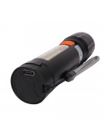 ARSUZ SİYAH 4 MODLU ŞARJ EDİLEBİLİR LED EL FENERİ