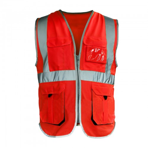 MÜHENDİS YELEĞİ KIRMIZI