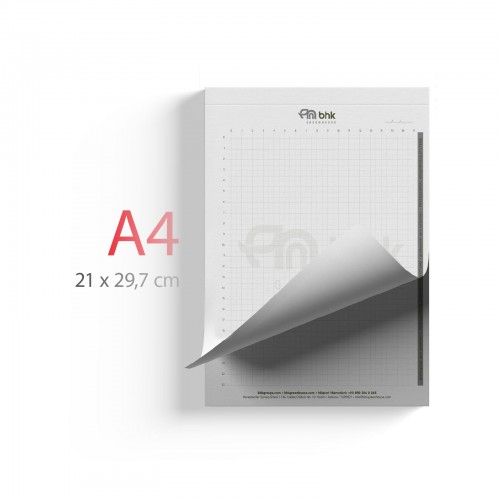 ALA-50 A4 TUTKALLI BLOKNOT