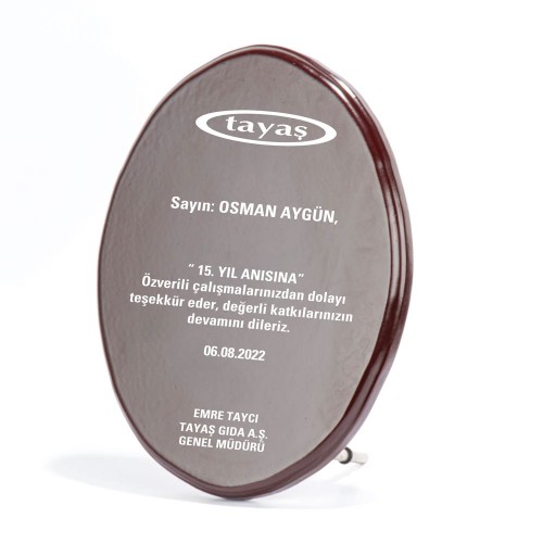 BK-77 Ahşap Plaket