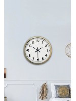 Eskitme Standart 40 cm Metal Klasik Duvar Saati