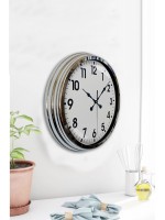 Krom Elegance 40 cm Metal Standart Duvar Saati