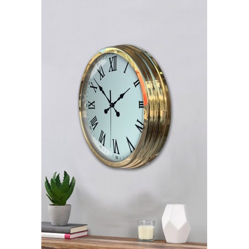Majestic Gold 40 cm Metal Duvar Saati