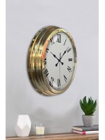 Majestic Gold 40 cm Metal Duvar Saati