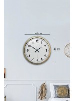 40 cm Eskitme Metal Standart Duvar Saati
