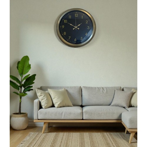 İhtişam Eskitme 40 cm Metal Duvar Saati