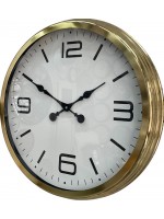 60 cm Gold Metal Dekoratif Duvar Saati – Modern Dekoratif Metal