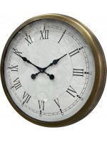 60 cm Eskitme Metal Retro Duvar Saati