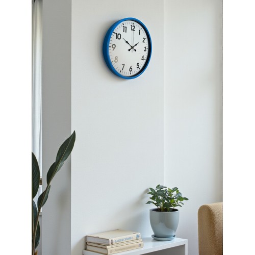 36 cm Standart Mavi Duvar Saati