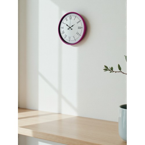 36 cm Pembe Roma Rakamlı Duvar Saati – Roma Rakamlı (PP-3655P)