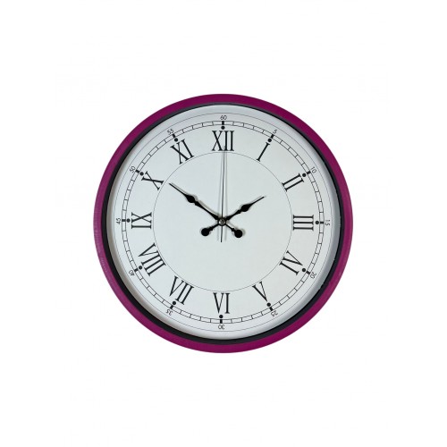36 cm Pembe Roma Rakamlı Duvar Saati – Roma Rakamlı (PP-3655P)