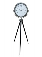 Krom Standart Tripod Ayaklı Saat