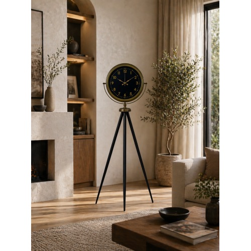 Retro Luxury Tripod Ayaklı Saat