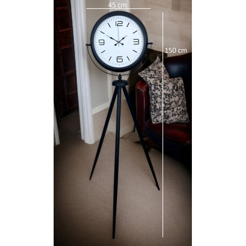 Black Balance Tripod Ayaklı Saat