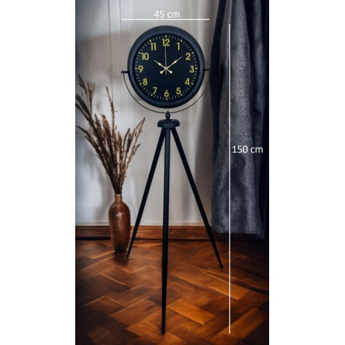 Black Prime Gold Rakamlı Tripod Ayaklı Saat