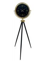 Gold Dekoratif Tasarım Tripod Ayaklı Saat