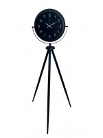 Sade Siyah Tripod Ayaklı Saat