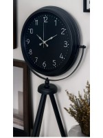 Sade Siyah Tripod Ayaklı Saat