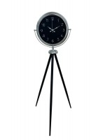 Krom Zarif Tripod Ayaklı Saat