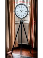Krom Asalet Tripod Ayaklı Saat