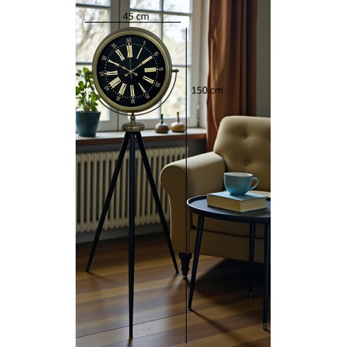 Eskitme İhtişam Tripod Ayaklı Saat