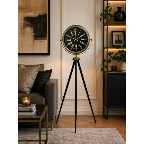 Eskitme İhtişam Tripod Ayaklı Saat