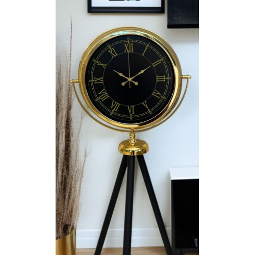 İhtişam Gold Tripod Ayaklı Saat