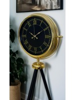 İhtişam Gold Tripod Ayaklı Saat