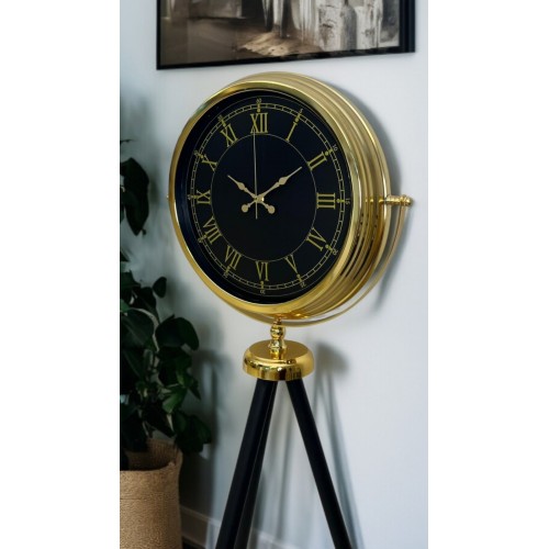 İhtişam Gold Tripod Ayaklı Saat