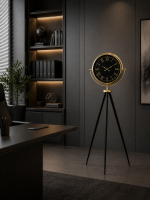 İhtişam Gold Tripod Ayaklı Saat